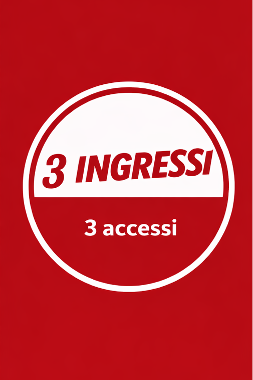 Pacchetto 3 Ingressi
